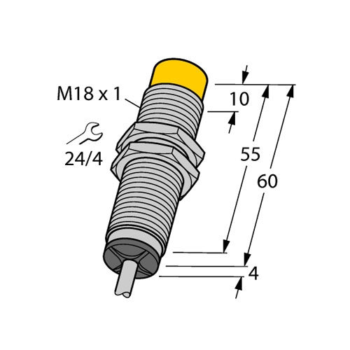 NI8-M18-LIU | 1536100 датчик индуктивный