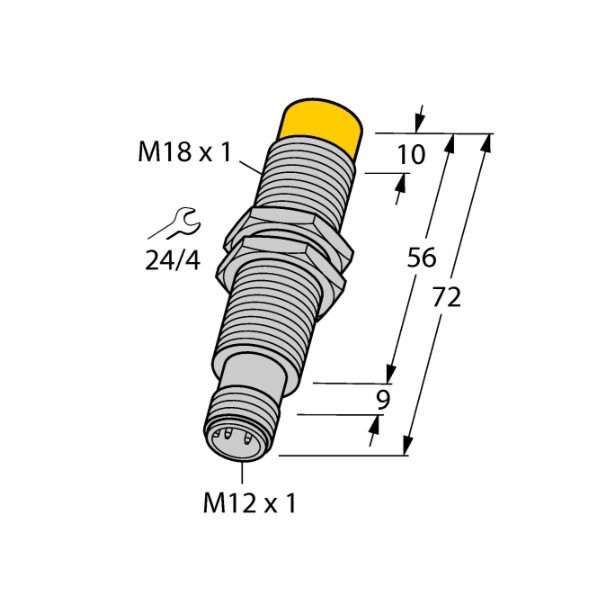 Ni10-M18E-LIU-H1141 | 1535562 датчик индуктивный