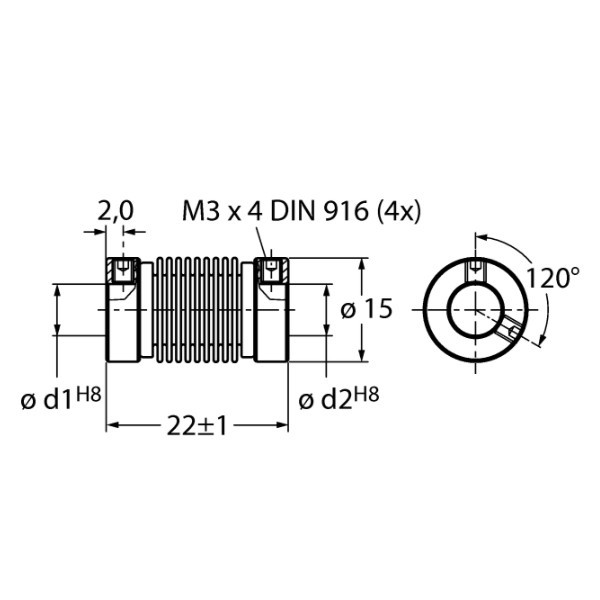 RCS-15-04-04 муфта для энкодера
