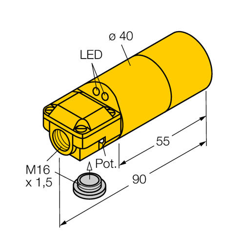 DNI30U-K40SR-AP4X2 | 1500202 датчик контроля частоты вращения